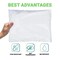 White Poly Mailers 9x12 Inch Size. Pack of 100 Self Sealing Polyethylene Mailing Envelopes. 9 x 12 Poly Mailer Bags 2 Mil Thick Waterproof Poly Shipping Bags for Clothing Books Accessories